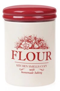 Банку Bona керамічна Англійська Шипшина FLOUR 630 мл для сипких продуктів DP37778