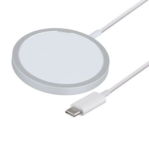 Бездротове зарядний пристрій XO MagSafe USB C iPhone 12 15W Білий