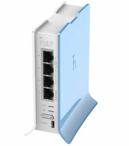 Бездротовий маршрутизатор Mikrotik hAP lite TC RB941-2ND-TC (N300, 650MHz/32Mb, 4x10/100 Ethernet ports, 1,5 dBi,