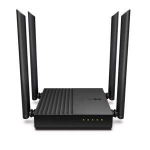 Бездротовий маршрутизатор TP-Link Archer A64 (AC1200, 1хGE Wan, 4хGE LAN, MU-MIMO, Smart Connect, 4 зовнішні антени)