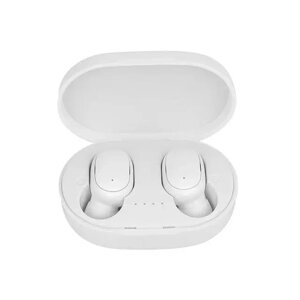 Бездротові блютуз навушники з мікрофоном та кейсом TWS A6S Airdots White