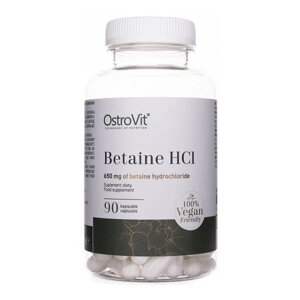 Бетаіна гідрохлорид OstroVit Betaine HCL 90 Caps