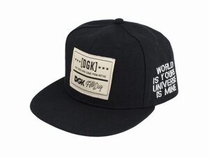 Бейсболка peaked cap DGK Dirty Ghetto Kids One siz Чорний (23202)