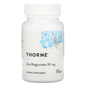 Бісгліцинат цинку Zinc Bisglycinate Thorne Research 30 мг 60 капсул