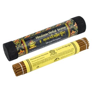 Благовонія Тибетські Himalayan Inc Гімалайські Трав'яні Himalayan Herbal 20x4x4 см Чорний (25657)