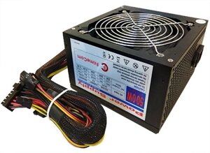 Блок живлення FrimeCom SM500R 500W, 12см, PCI-E, без кабелю живлення)