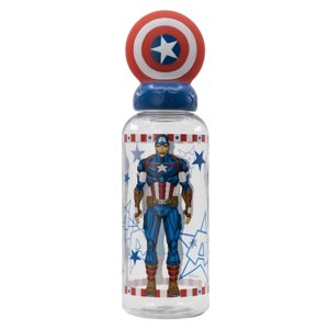 Пляшка пластикова дитяча 560мл Stor Avengers Captain America (74851)