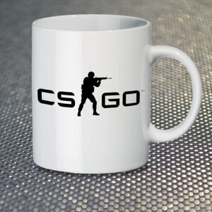 Чашка Fan Girl Логові ігри CS GO New (14383) 330 мл Білий