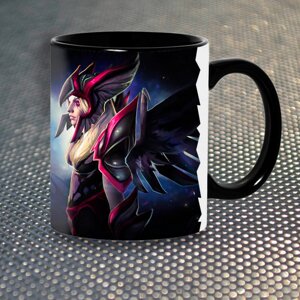 Чашка Fan Girl Vengeful Spirit Дота 2 Dota New (14423) 330 мл Чорний