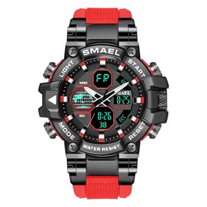 Годинники наручні Smael 8027 Red (15183-hbr)