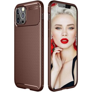 Чохол Carbon Case для Apple iPhone 12 Pro Brown