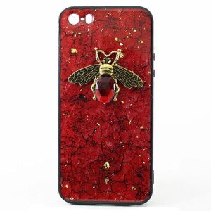 Чохол Epoxy Bee Case для Apple iPhone 5 / 5S / SE Red