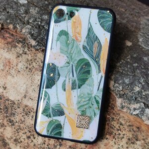 Чохол Epoxy Case для Apple iPhone 7 / 8 / SE 2020 Green Leaves