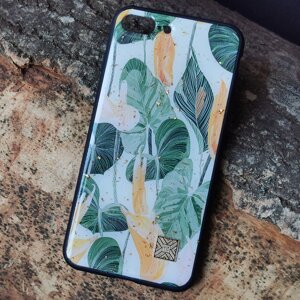 Чохол Epoxy Case для Apple iPhone 7 Plus / 8 Plus Green Leaves