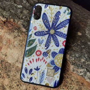 Чохол Epoxy Case для Apple iPhone X / XS Blue Flower