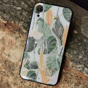 Чохол Epoxy Case для Apple iPhone XR Green Leaves