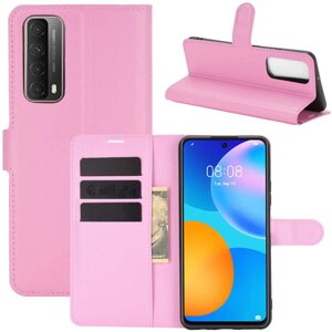 Чохол-книжка Litchie Wallet для Huawei P Smart 2021 Pink