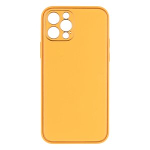 Чохол Leather Case Gold with Frame для Apple iPhone 12 6,1 дюйма Peach