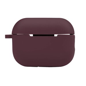 Чохол із карабіном Silicone Case Airpods Pro 2 Maroon