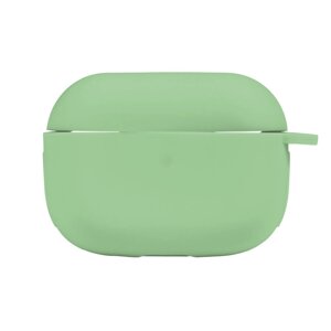 Чохол із карабіном Silicone Case Airpods Pro Mint