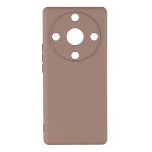 Чохол із рамкою камери Silicone Cover A Honor Magic5 Lite 5G Pink Sand