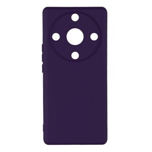 Чохол із рамкою камери Silicone Cover A Honor Magic5 Lite 5G Purple