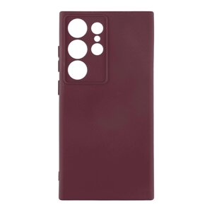 Чохол із рамкою камери Silicone Cover A Samsung Galaxy S24 Ultra 5G/S928 Maroon