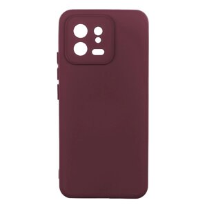 Чохол із рамкою камери Silicone Cover A Xiaomi 13 Maroon