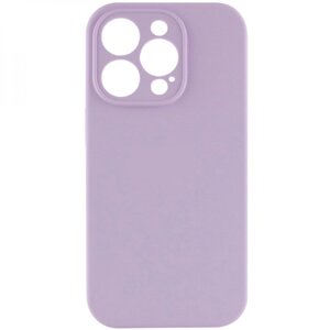 Чохол із захистом камери Silicone Case Full Apple iPhone 13 Pro Elegant purple