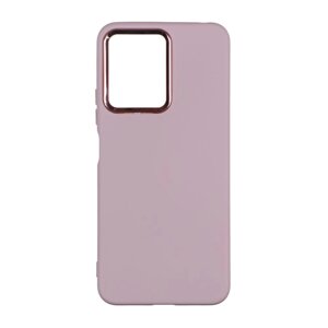 Чохол Silicone Cover Metal frame AA Xiaomi Redmi Note 12 Pro+ 5G Pink sand