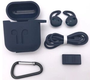 Чохол силіконовий DS Case для Apple AirPods/ AirPods 2 Black (34353233)