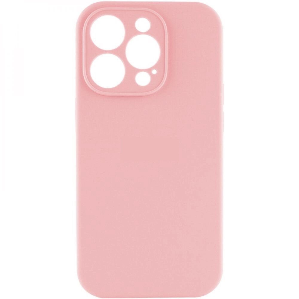 Чохол із захистом камери Silicone Case Full Apple iPhone 15 Pro Max Light Pink від компанії Лізок - фото 1