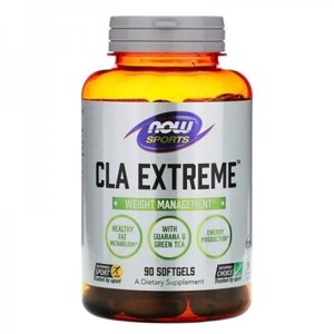 CLA для зниження ваги NOW Foods CLA Extreme 90 Softgels