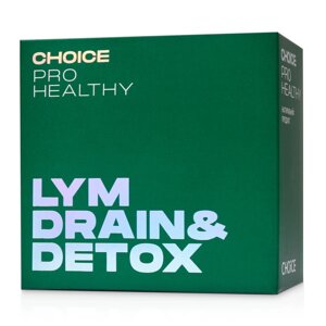 Детокс лімфодренаж lym drain&detox PRO healthy choice 90 капсул