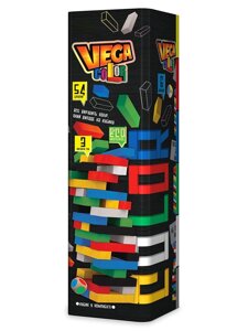 Дитяча настільна гра Danko Toys Дженга "VEGA COLOR " GVC-01U