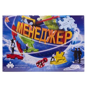 Дитяча настільна гра "Менеджер" Danko Toys DTG7-U УКР