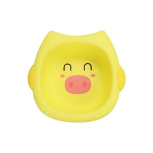 Дитяча ванна для купання Свинка Little Bean SV01 37х37 см Жовтий