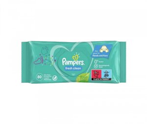 Дитячі вологі серветки Pampers Fresh Clean 52 шт