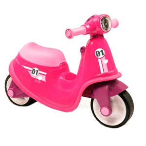 Дитячий беговел скутер каталка Pink Smoby OL29762