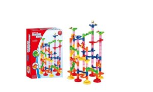 Дитячий конструктор лабіринт із труб та куль 105 деталей Urbanset Marble Run