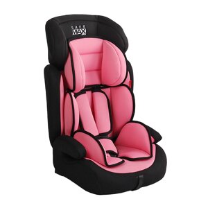 Дитяче автокрісло універсальне Joy ISOFIX 1/2/3 9-36 кг Pink and black (156751)