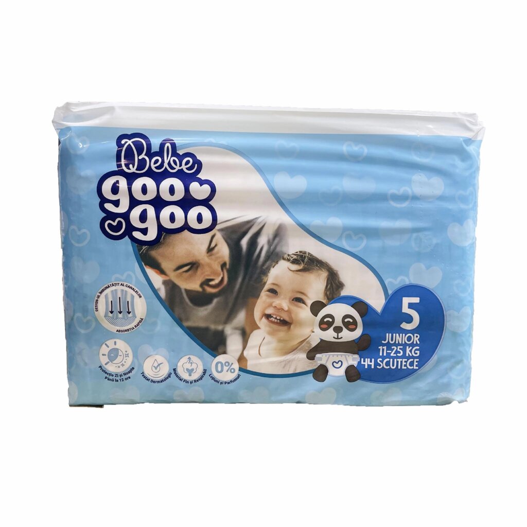 Дитячі підгузки Bebe Goo Goo 5 Junior (11-25 кг) 44 шт від компанії Лізок - фото 1