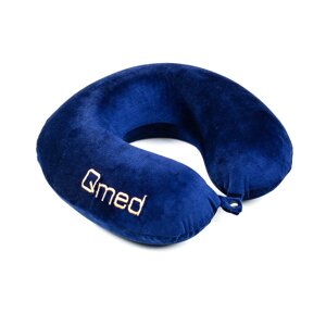 Дорожня подушка для подорожей Qmed Travelling Pillow Синя