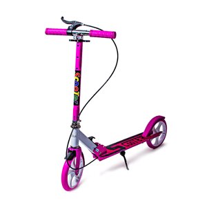 Двоколісний самокат Best Scooter 100 кг ручне гальмо Pink (787875911)