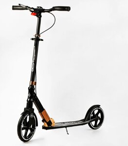 Двоколісний складаний самокат Best Scooter 100 кг Black and white (113217)