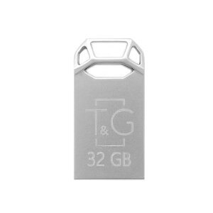 Флешка ЮСБ T&G 32gb Metal 110 USB Flash Drive 2.0 Steel