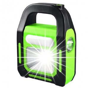 Ліхтар акумуляторний Torch Bailong BL-925 torch+solar із сонячною та USB зарядкою Green