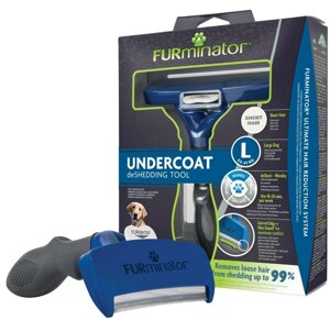 Фурмінатор для собак з короткою шерстю FURminator розмір L (691656) (4048422141105)