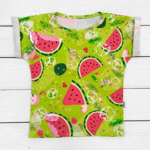 Футболка Dexter’s с коротким рукавом watermelon 122 см зеленый