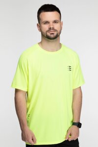 Футболка фітнес однотонна чоловіча Maraton 2220610 2XL Салатовий (2000989509059)